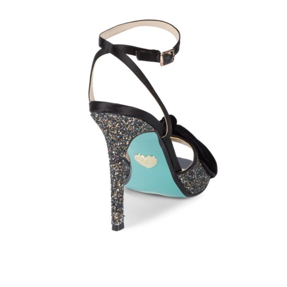 NWT Betsey Johnson Jilly glitter heels - Picture 2 of 7